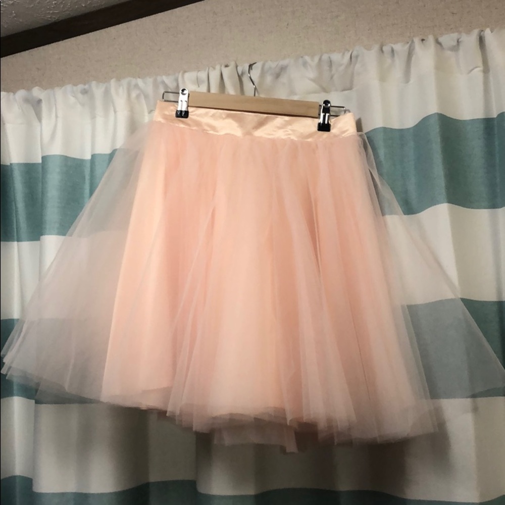 Blush Tulle Skirt